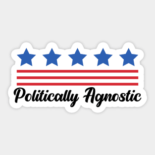 Politically Agnostic Sticker